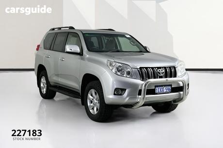 Silver 2012 Toyota Landcruiser Prado Wagon Gxl (4X4)