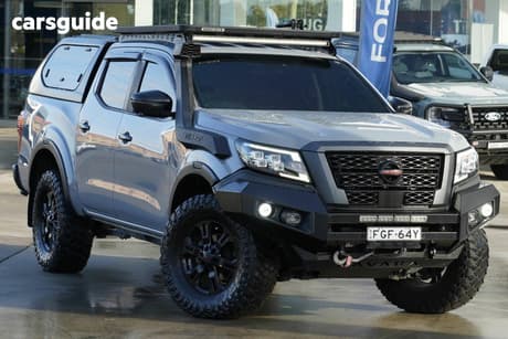 Grey 2021 Nissan Navara Dual Cab Pick-up Pro-4X (4X4)