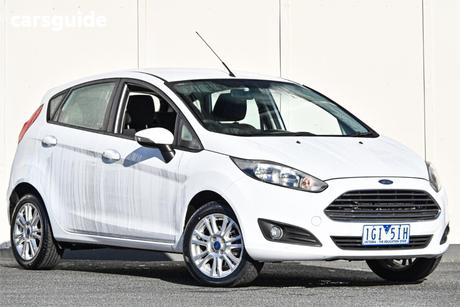 White 2014 Ford Fiesta Hatchback Trend