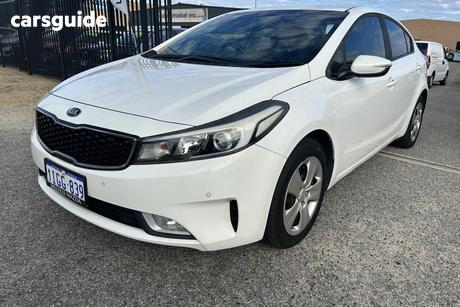 White 2016 Kia Cerato Sedan S