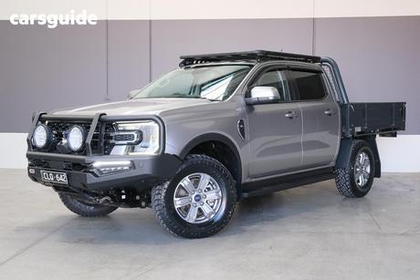Silver 2023 Ford Ranger Double Cab Chassis Xlt 3.0 (4X4)