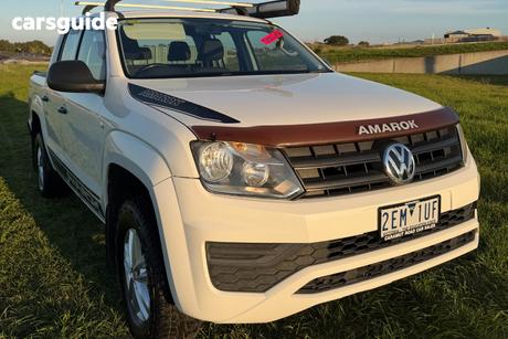White 2017 Volkswagen Amarok Dual Cab Utility Tdi400 Core Edition (4X4)