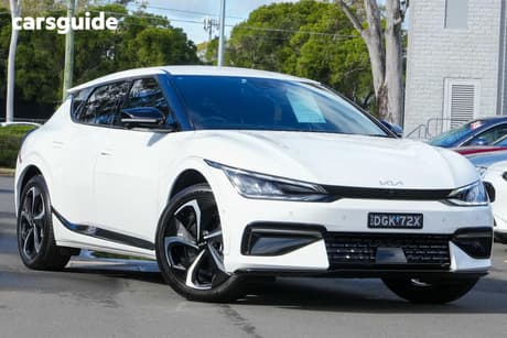 White 2023 Kia EV6 Wagon Gt-Line Rwd (Without Sunroof)