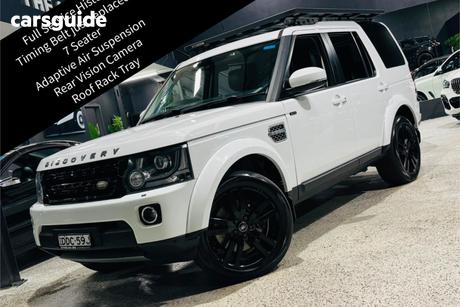 White 2016 Land Rover Discovery Wagon Sdv6 Hse