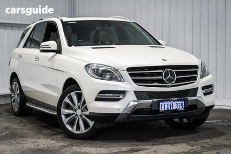 White 2013 Mercedes-Benz ML350 Wagon Cdi Bluetec (4X4)