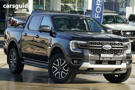 Black 2022 Ford Ranger Double Cab Pick Up Sport 3.0 (4X4)