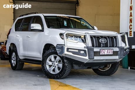 White 2017 Toyota Landcruiser Prado Wagon Gxl (4X4)