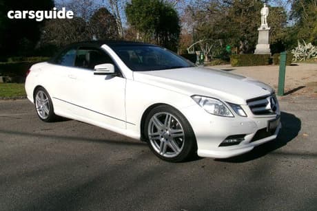 White 2013 Mercedes-Benz E250 Cabriolet Avantgarde B.E