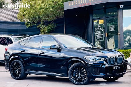 Black 2022 BMW X6 Coupe M50I