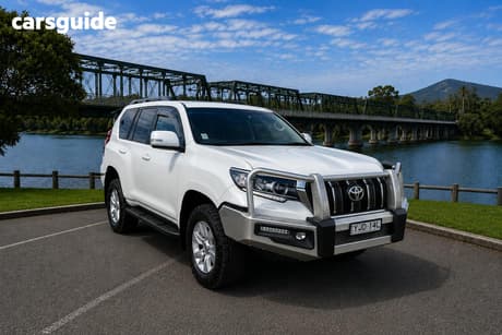 White 2019 Toyota Landcruiser Prado Wagon Gxl (4X4)