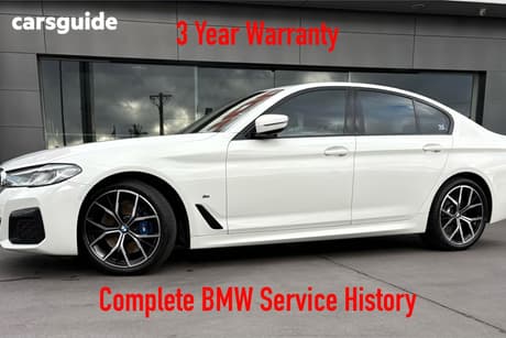 White 2023 BMW 530D Sedan M Sport Lci