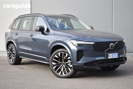 Blue 2025 Volvo XC90 Wagon Ultra B5 Dark Mhev