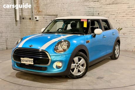 Blue 2016 Mini Cooper Hatchback 5D Hatch