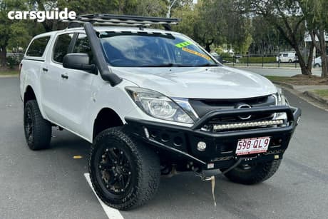 White 2016 Mazda BT-50 Dual Cab Utility Xt (4X4)