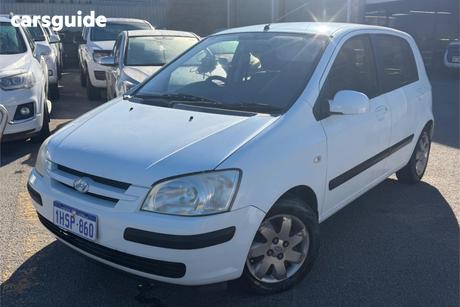 White 2005 Hyundai Getz Hatchback Gl