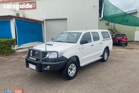 White 2011 Toyota Hilux Dual Cab Pick-up Sr (4X4)