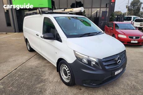 White 2017 Mercedes-Benz Vito Van 114 Bluetec Lwb