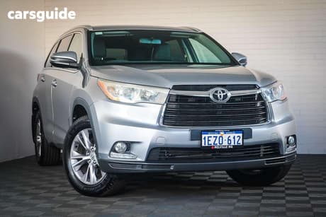 Silver 2015 Toyota Kluger Wagon Gxl (4X2)