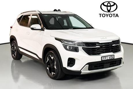 White 2025 Kia Seltos Wagon Sport+ (Awd)