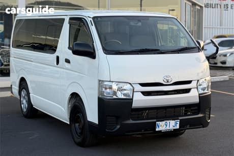 White 2017 Toyota HiAce Commercial TRH200V