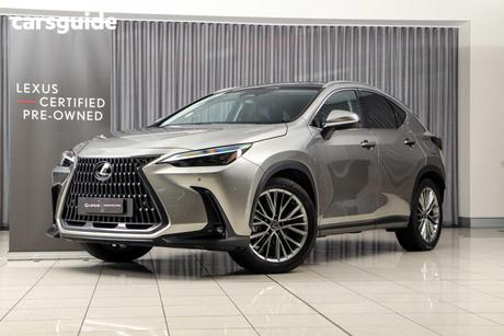 Grey 2025 Lexus NX350H Wagon Sports Luxury Hybrid Awd