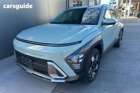 Green 2024 Hyundai Kona Wagon Hybrid Premium