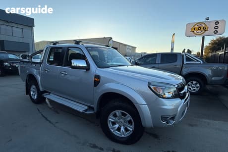 Silver 2010 Ford Ranger Dual Cab Pick-up Xlt (4X4)