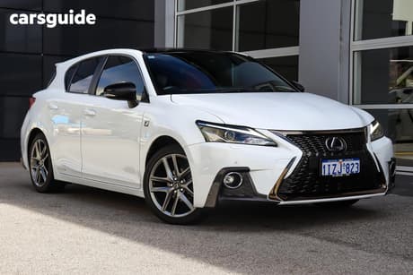White 2018 Lexus CT200H Hatchback F Sport Hybrid