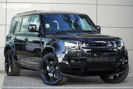 Black 2025 Land Rover Defender Wagon 110 D350 X-Dynamic Hse (257Kw)