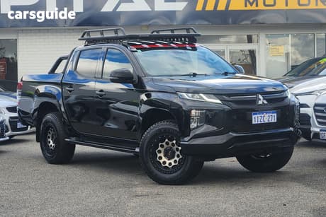 Black 2020 Mitsubishi Triton Double Cab Pick Up Gsr (4X4)