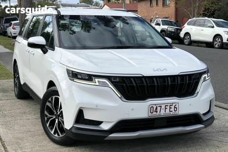 White 2022 Kia Carnival Wagon Si