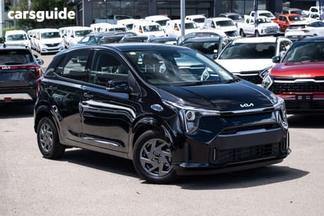 Black 2026 Kia Picanto Hatchback Sport (Pe2)