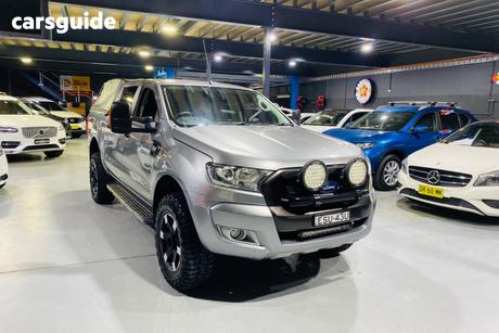 Grey 2015 Ford Ranger Dual Cab Utility Xlt 3.2 (4X4)