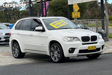 White 2013 BMW X5 Wagon Xdrive 30D