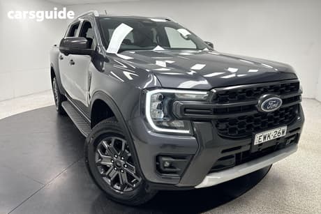 Grey 2022 Ford Ranger Double Cab Pick Up Wildtrak 2.0 (4X4)