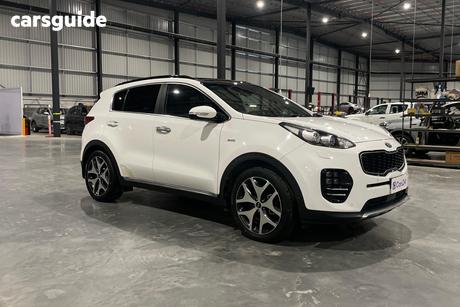 White 2016 Kia Sportage Wagon Gt-Line (Awd)