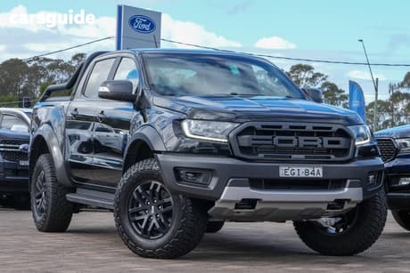 Black 2019 Ford Ranger Double Cab Pick Up Raptor 2.0 (4X4)