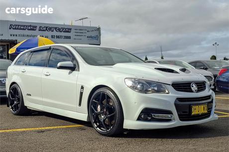 White 2015 Holden Commodore Sportswagon Ss-V Redline