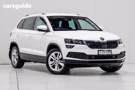 White 2019 Skoda Karoq Wagon 110 Tsi