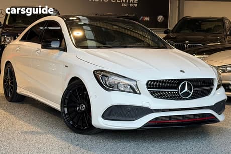 White 2018 Mercedes-Benz CLA250 Coupe Sport 4Matic