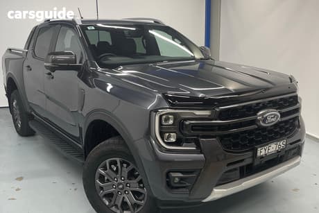 Grey 2025 Ford Ranger Double Cab Pick Up Wildtrak 2.0 (4X4)