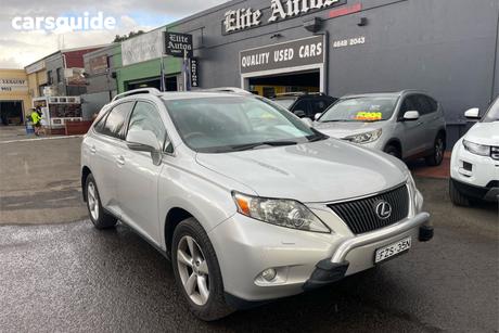 Silver 2010 Lexus RX350 Wagon Prestige