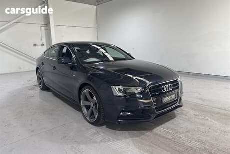Blue 2015 Audi A5 Hatchback Sportback 2.0 Tfsi Quattro