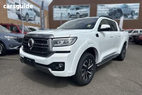 White 2026 GWM Cannon Dual Cab Utility Lux (4X4)