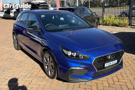 Blue 2023 Hyundai I30 Hatchback N Line Premium
