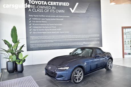 Blue 2021 Mazda MX-5 Convertible Rf Gt Blk Roof Terracotta Lthr