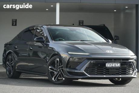 Grey 2025 Hyundai Sonata Sedan N Line