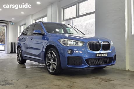 Blue 2018 BMW X1 Wagon Xdrive 25I
