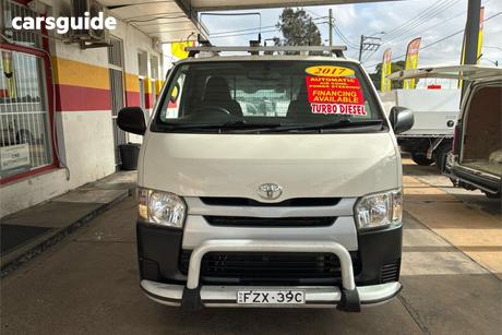 White 2017 Toyota HiAce Van Lwb
