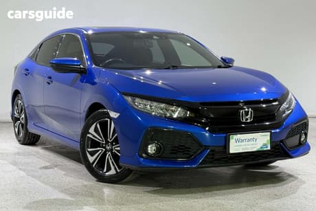 Blue 2018 Honda Civic Hatchback Vti-Lx